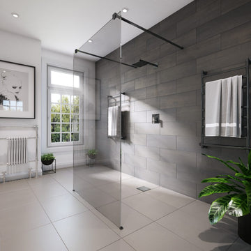 Freestanding shower panel