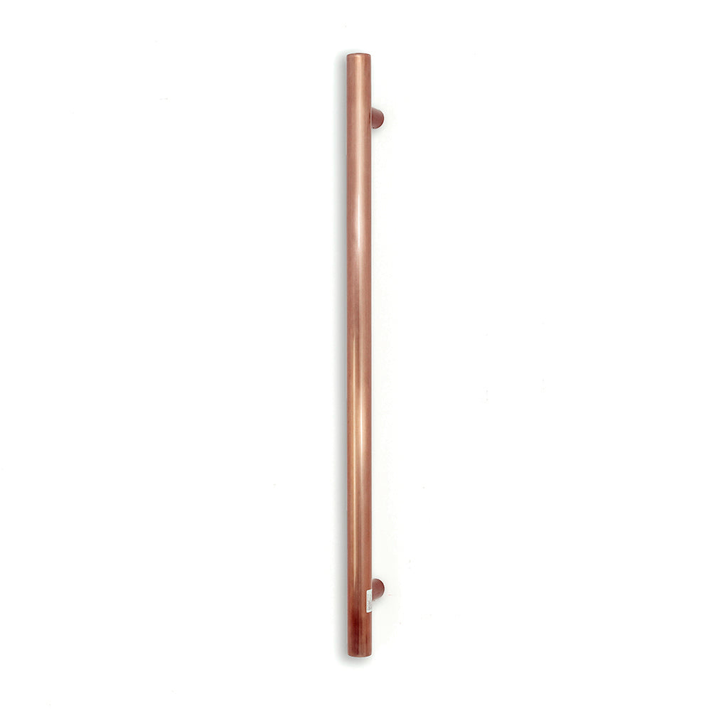 Vertical heated towel rail