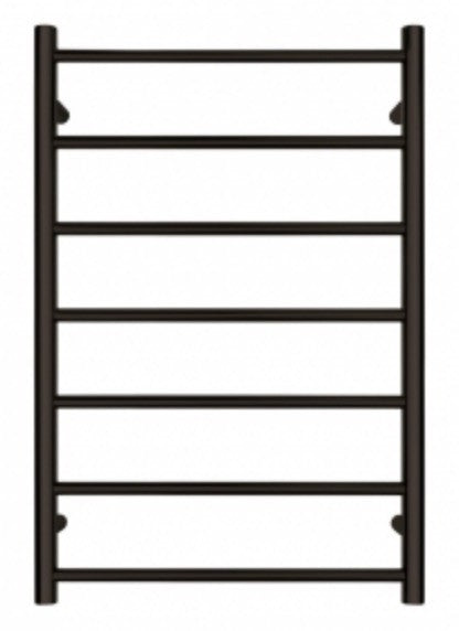 7 Bar Round Heated towel rail