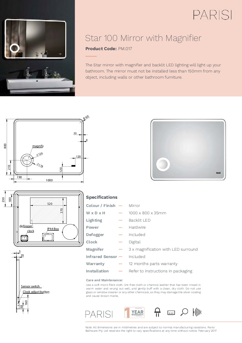 Star 1000 Mirror Led