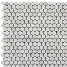 Carrara mosaic tiles