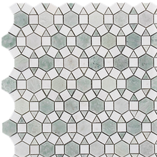 Verde Cristallo mosaic tiles