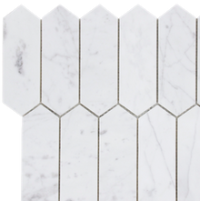 Carrara mosaic tiles