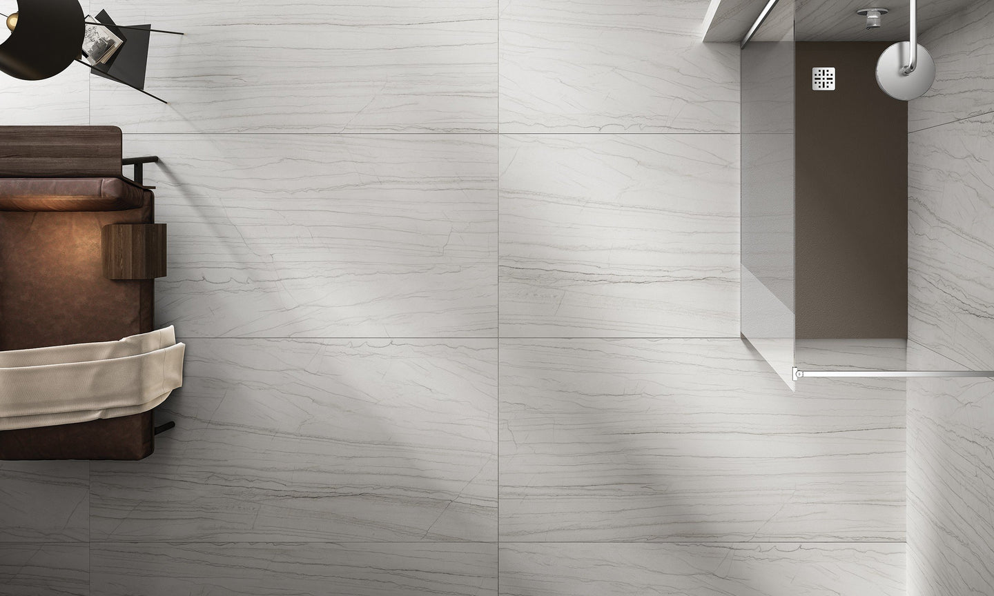 Macaubas white large format slab