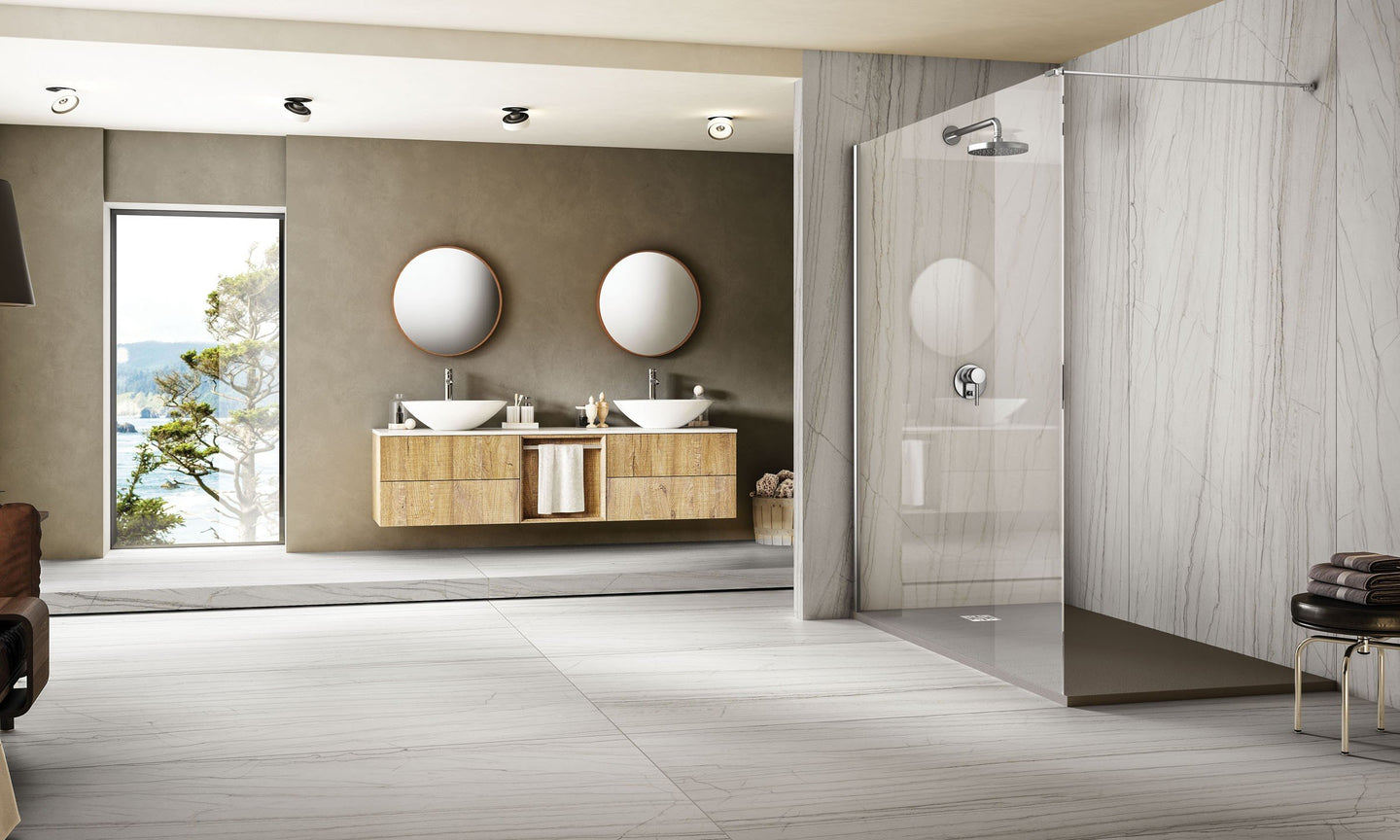 Macaubas white large format slab