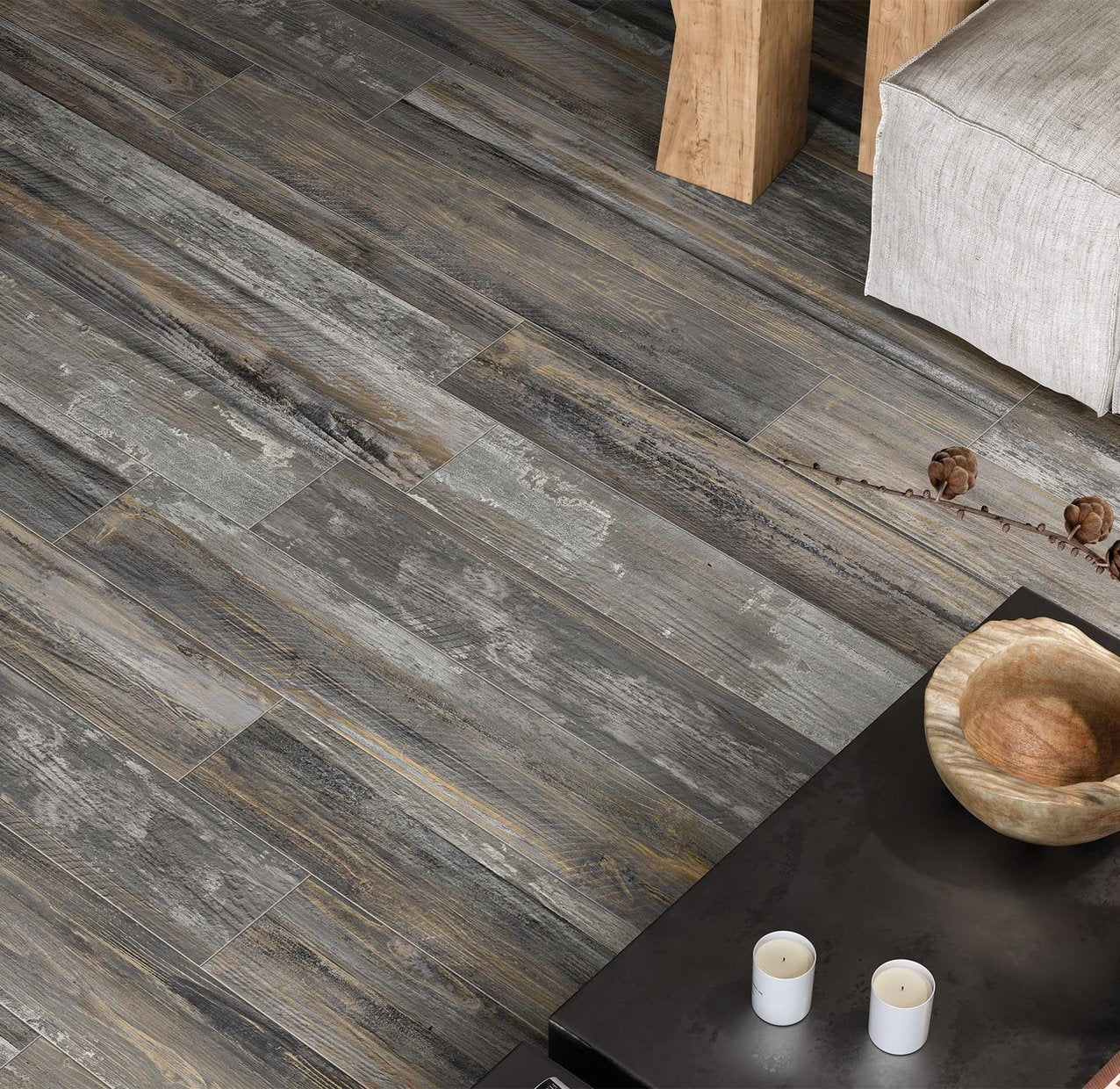 Laguna golden grey matt planks