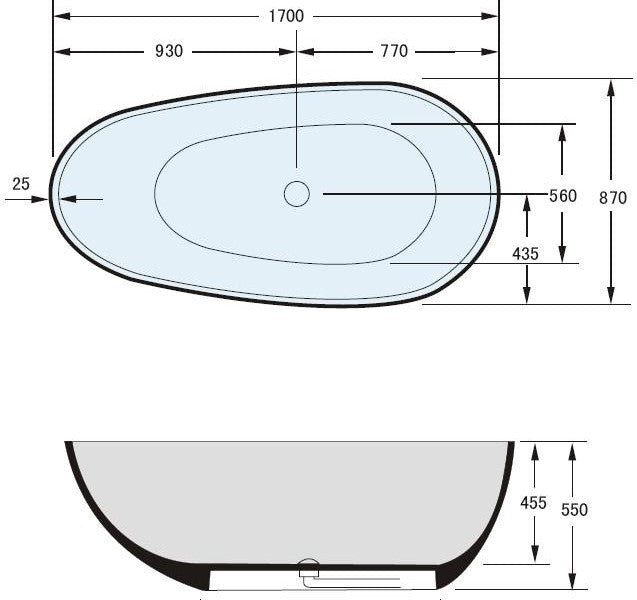 Stone Uovo 1750Mm